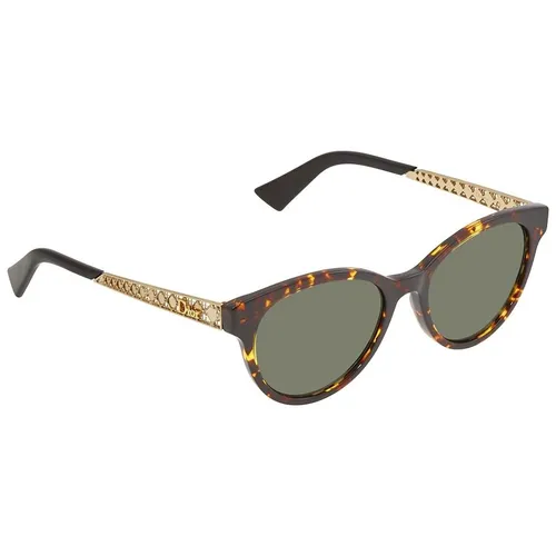 Kính Mát Dior Diorama Green Cat Eye Ladies Sunglasses DIORAMA7 62IK/QT 52